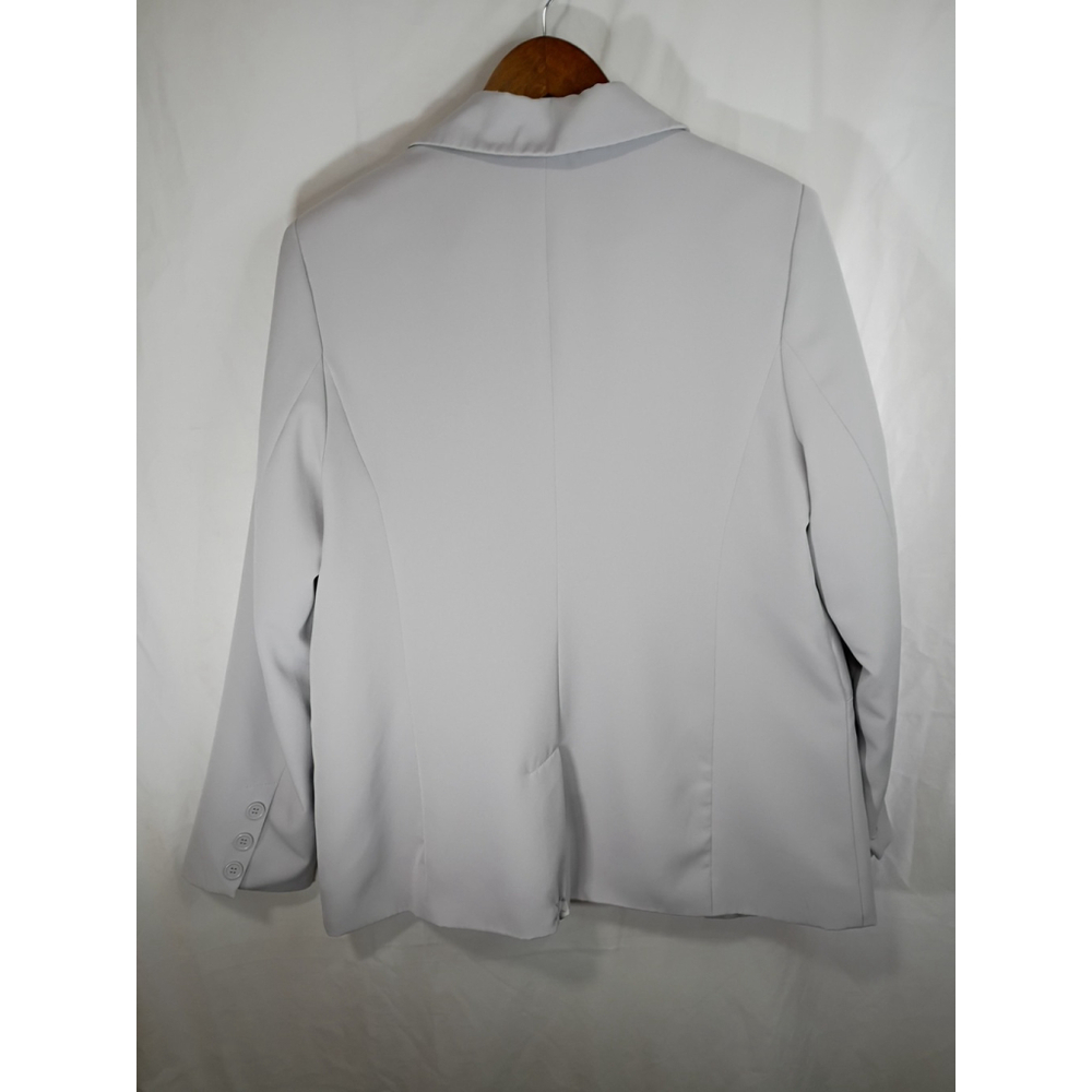 Bagatelle Collection Blazer Large Oversized Notch Lapel Gray City Spring - Picture 8 of 9